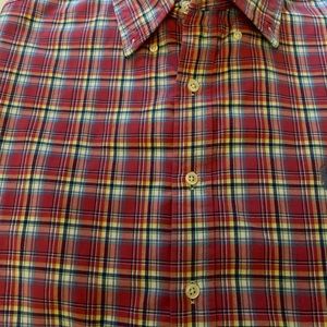 Men’s Ralph Lauren multi color long sleeve plaid shirt
